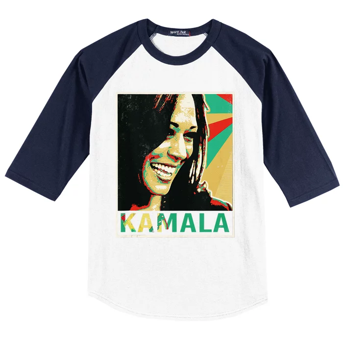 Kamala Harris 2024 Kamala For President Baseball Sleeve Shirt