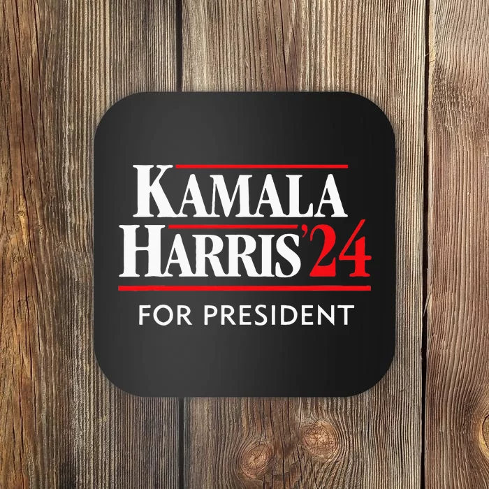 Kamala Harris 24 For President 2024 Coaster