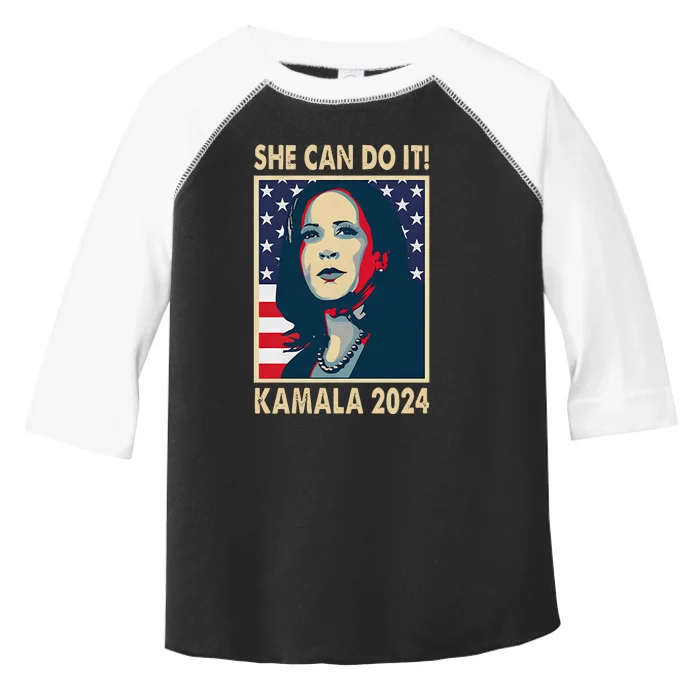 Kamala Harris 2024  Madam President Toddler Fine Jersey T-Shirt