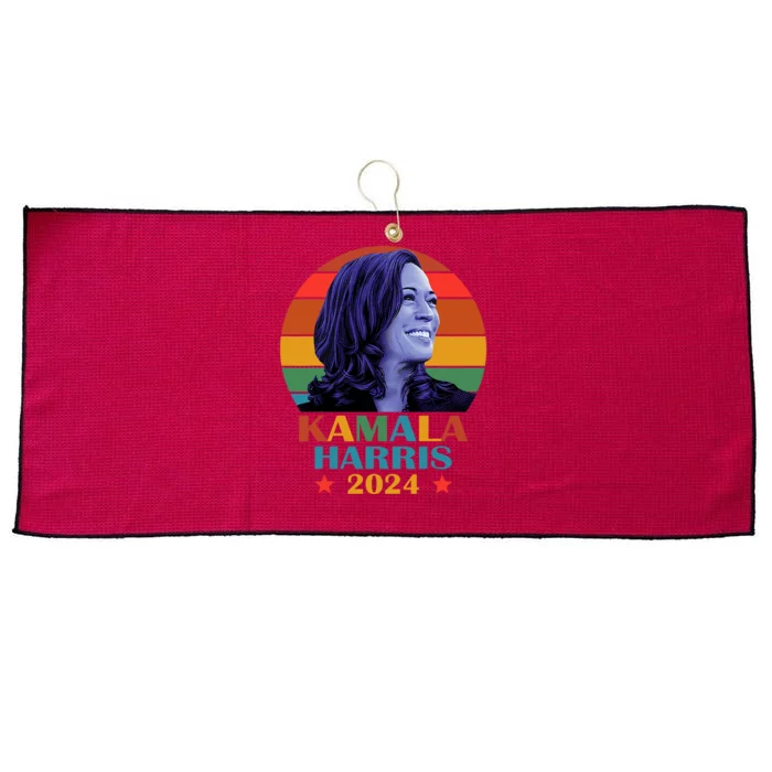 Kamala Harris 2024 Vote President Kamala Election 2024 Large Microfiber Waffle Golf Towel