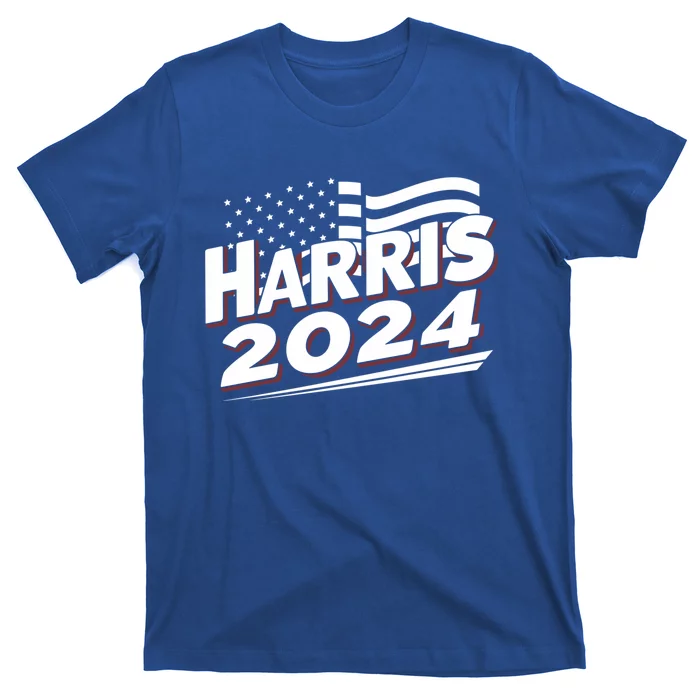 Kamala Harris 2024 For President I Am Speaking Vintage Flag Gift T-Shirt