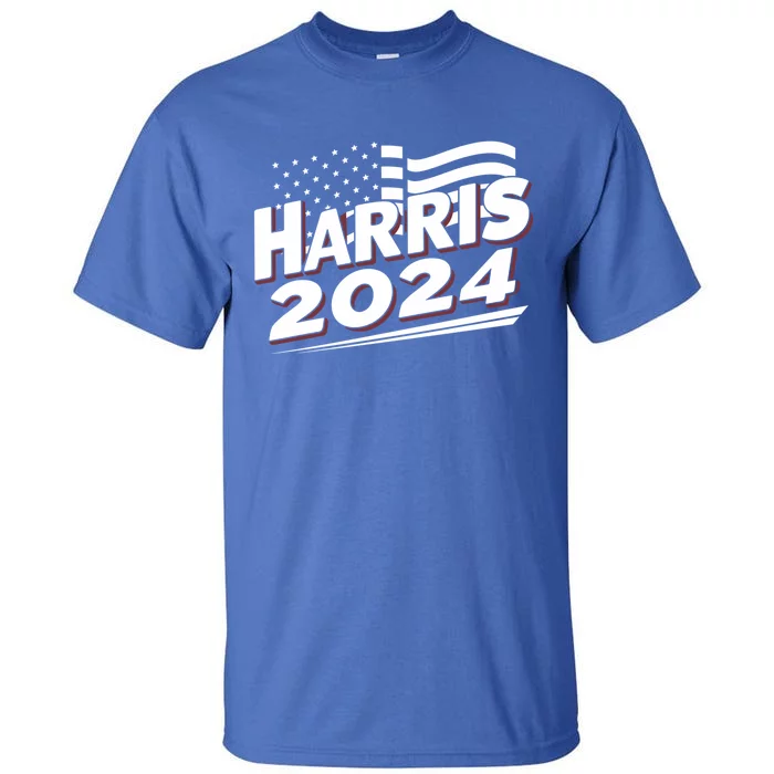 Kamala Harris 2024 For President I Am Speaking Vintage Flag Gift Tall T-Shirt