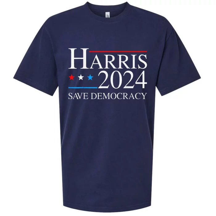 Kamala Harris 2024 Save Democratic Election Campaign Us Flag Sueded Cloud Jersey T-Shirt