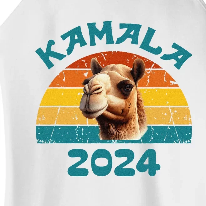 Kamala Harris 2024 For President Retro Camel Campaign Women’s Perfect Tri Rocker Tank