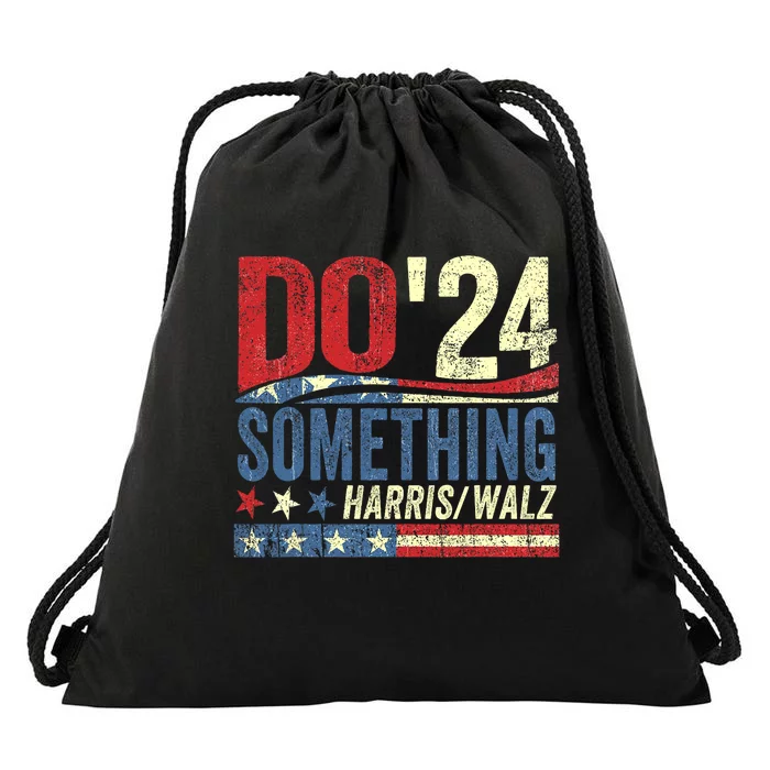 Kamala Harris 2024 Election Michelle Obama Do Something! Drawstring Bag