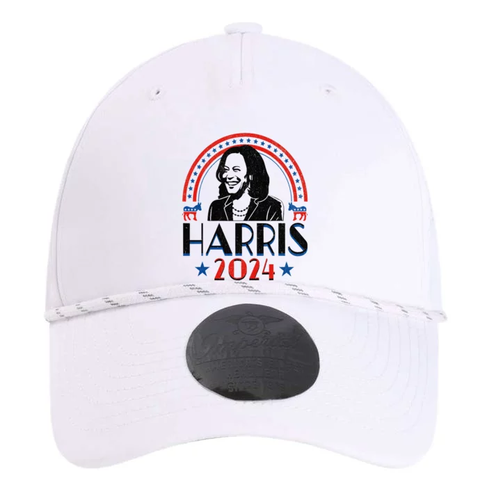 Kamala Harris 2024 Madam President Retro Vote Democrat Performance The Dyno Cap