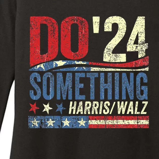 Kamala Harris 2024 Election Michelle Obama Do Something! Womens CVC Long Sleeve Shirt