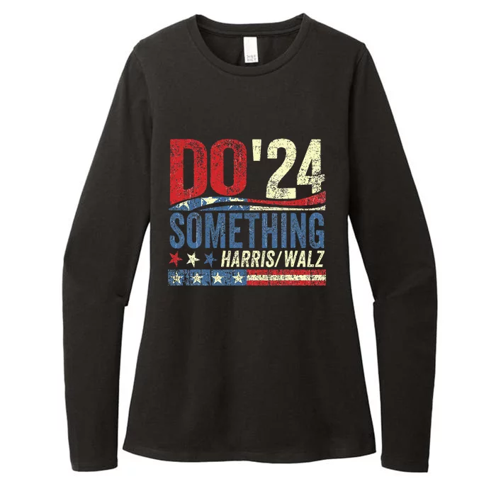 Kamala Harris 2024 Election Michelle Obama Do Something! Womens CVC Long Sleeve Shirt