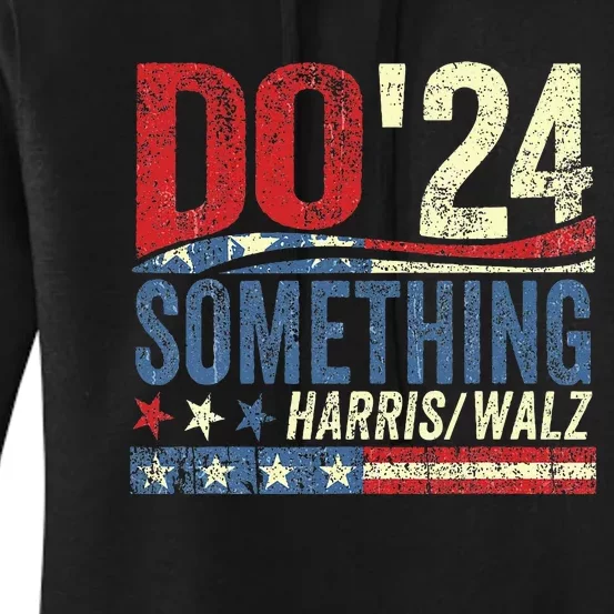 Kamala Harris 2024 Election Michelle Obama Do Something! Women's Pullover Hoodie