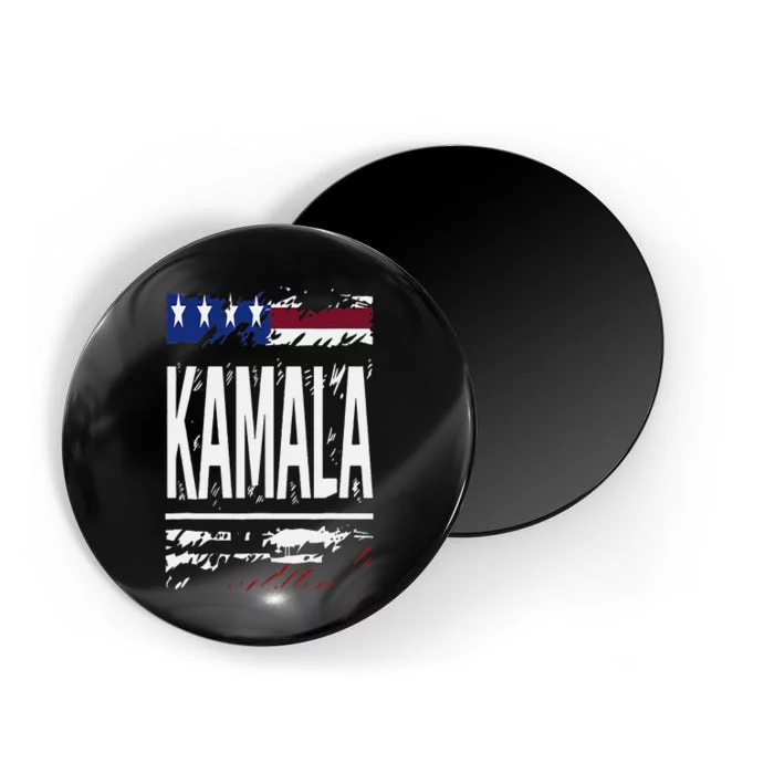 Kamala Harris 2024 24 Madam Vice President Democrat Grunge Magnet