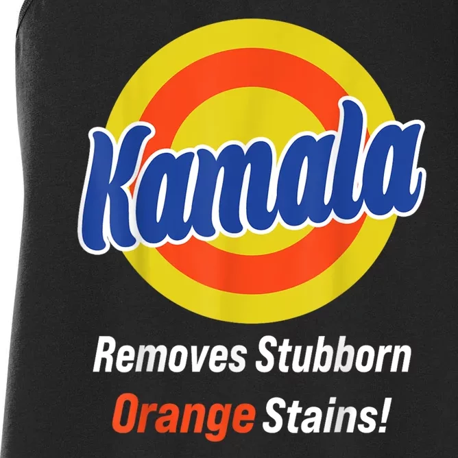 Kamala Harris 2024 Removes Stubborn Orange Stains Women's Racerback Tank