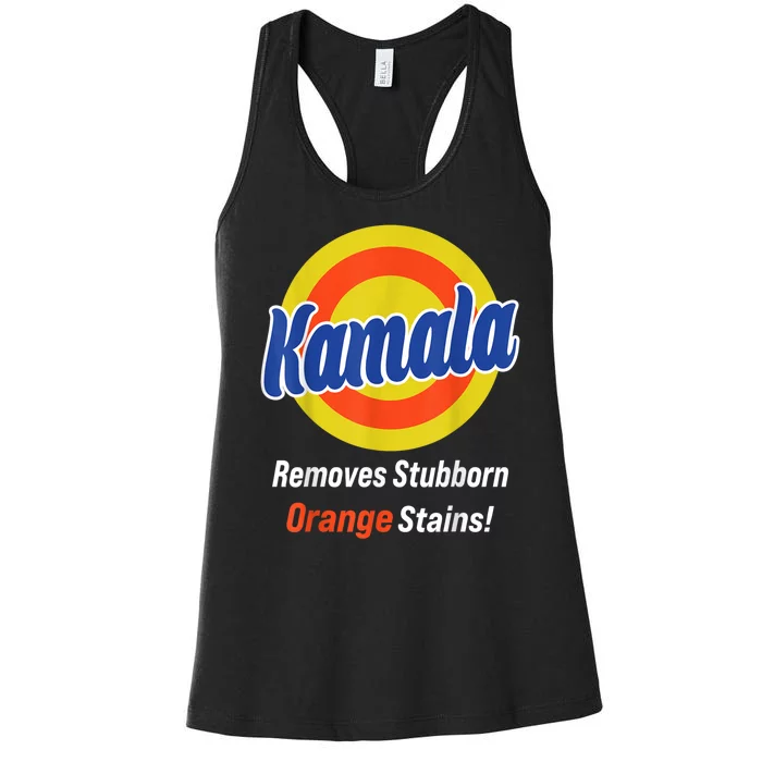 Kamala Harris 2024 Removes Stubborn Orange Stains Women's Racerback Tank