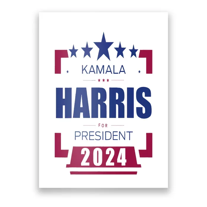 Kamala Harris 2024 For President Harris 2024 Poster