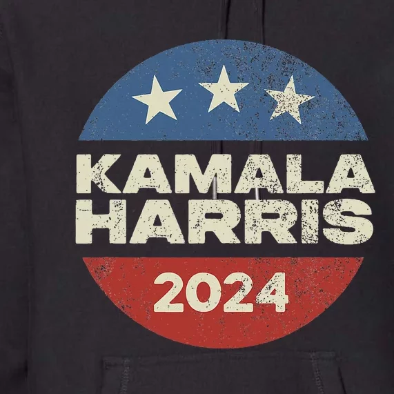 Kamala Harris 2024 For President Campaign Premium Hoodie