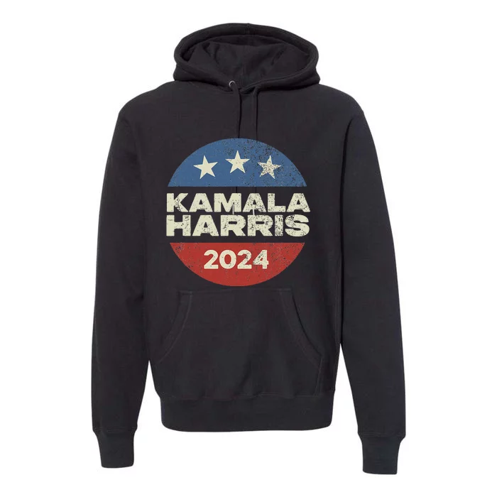 Kamala Harris 2024 For President Campaign Premium Hoodie