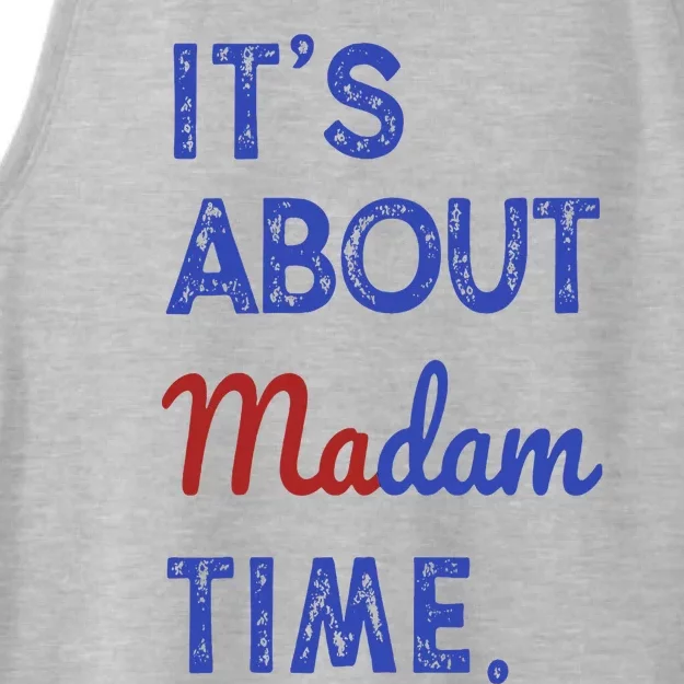 Kamala Harris 2024 ItS About Madam Time President Election Ladies Tri-Blend Wicking Tank