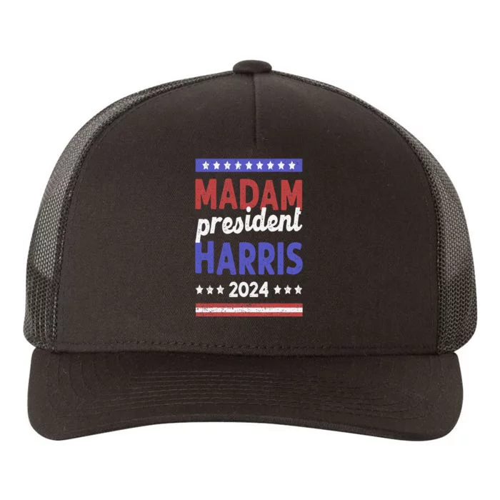 Kamala Harris 2024 Madam President IM Speaking Democrat Yupoong Adult 5-Panel Trucker Hat