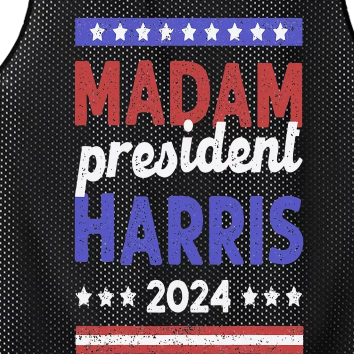 Kamala Harris 2024 Madam President IM Speaking Democrat Mesh Reversible Basketball Jersey Tank