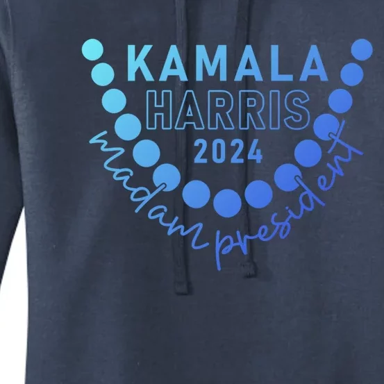 Kamala Harris 2024 Madam President IM Speaking Democrat Gift Women's Pullover Hoodie