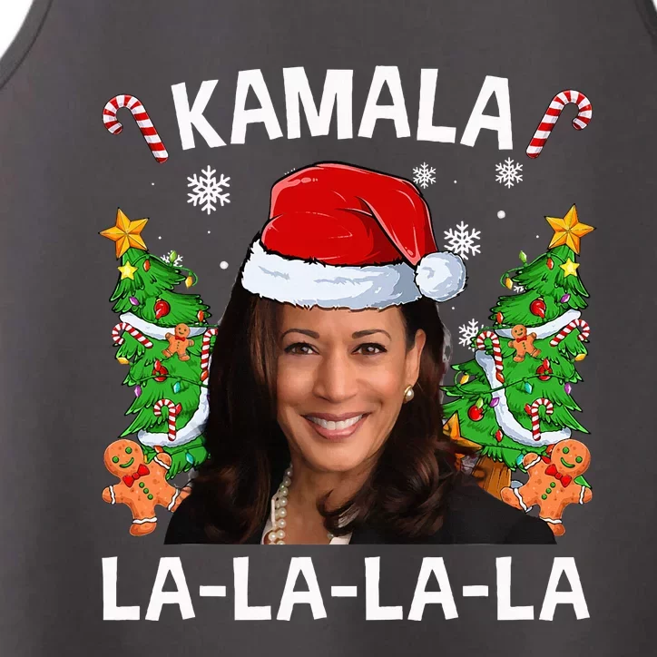 Kamala Harris 2024 Christmas Comma La Xmas Performance Tank