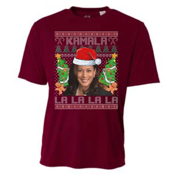 Kamala Harris 2024 Christmas Comma La Xmas Cooling Performance Crew T-Shirt