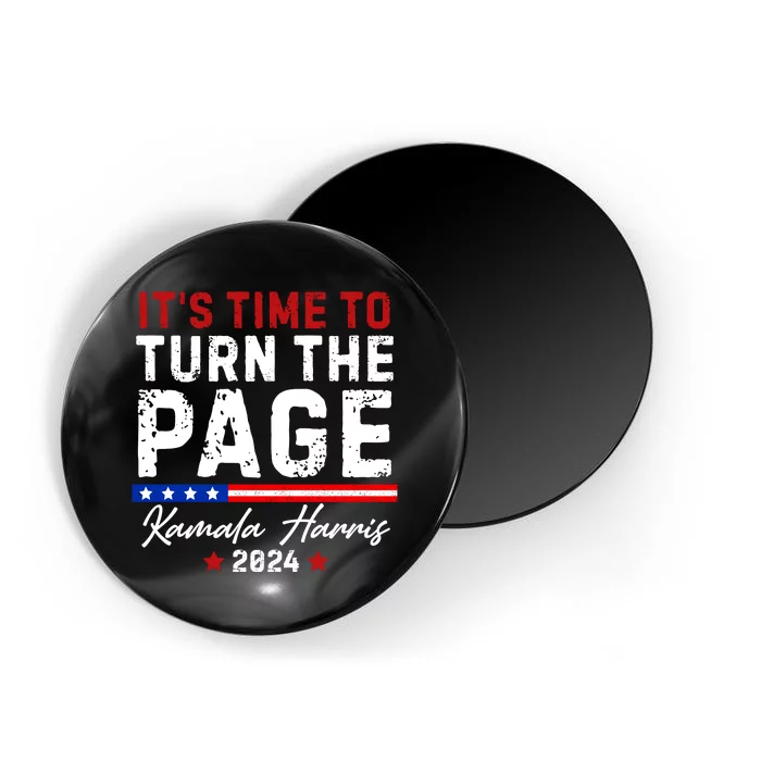 Kamala Harris 2024 ItS Time To Turn Page Magnet