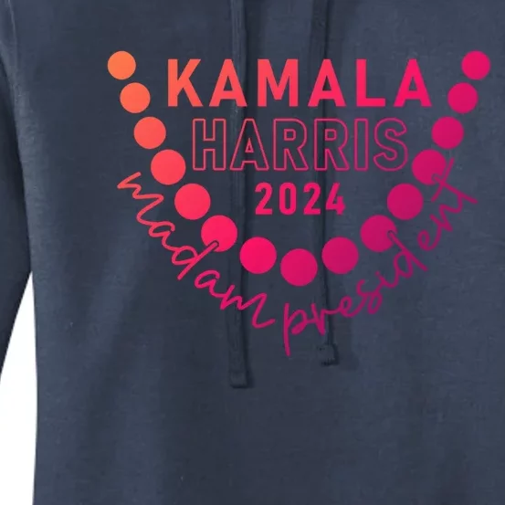 Kamala Harris 2024 Madam President IM Speaking Democrat Gift Women's Pullover Hoodie