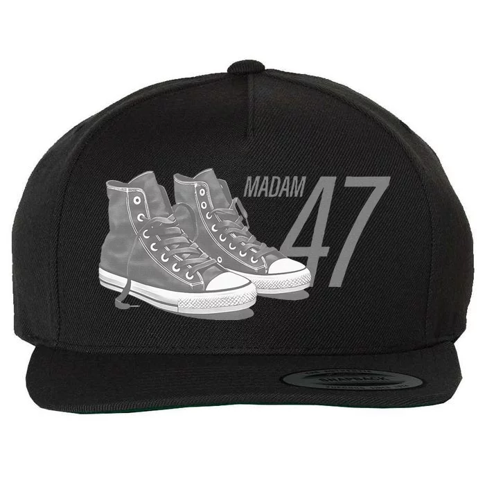 Kamala Harris 2024 Madam President Classic Vintage Shoes Wool Snapback Cap