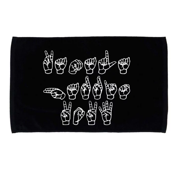 Kamala Harris 2024 Sign Language Microfiber Hand Towel