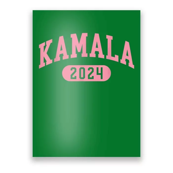 Kamala Harris 2024 President Varsity Vintage Aka Poster