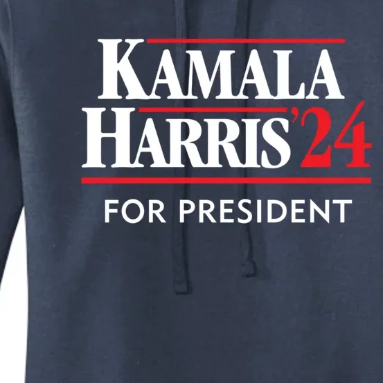 Kamala Harris 24 For President 2024 Gift Women's Pullover Hoodie