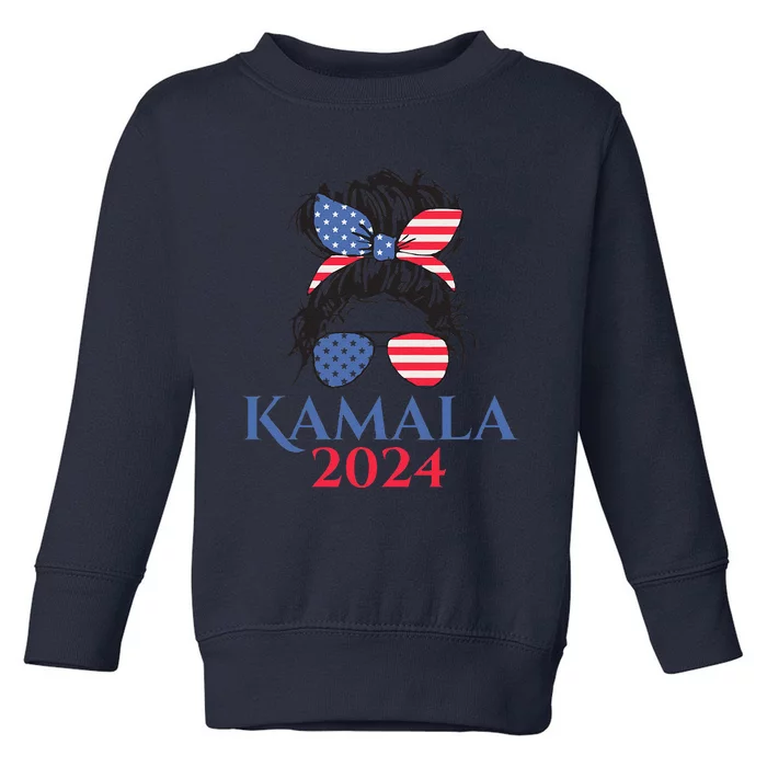 Kamala Harris 2024 Toddler Sweatshirt