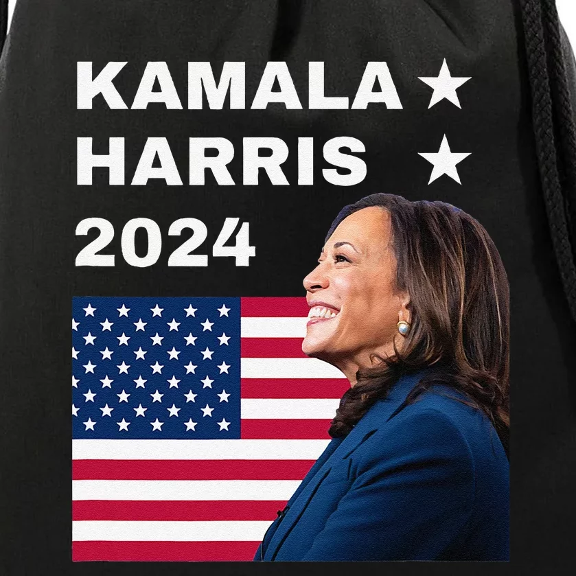 Kamala Harris 2024 Kamala For President Kamala2024 Drawstring Bag