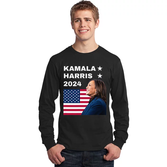 Kamala Harris 2024 Kamala For President Kamala2024 Tall Long Sleeve T-Shirt