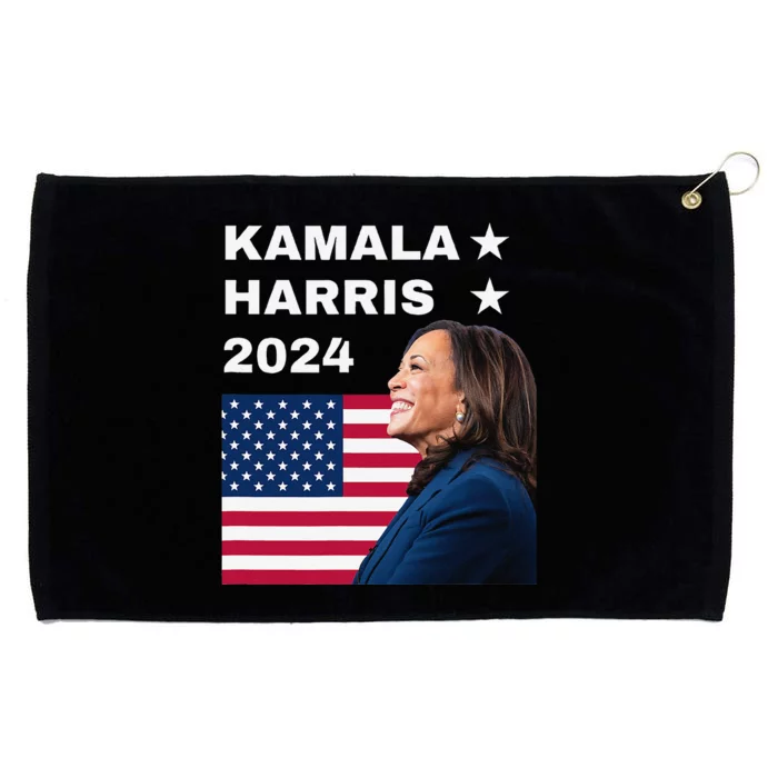 Kamala Harris 2024 Kamala For President Kamala2024 Grommeted Golf Towel