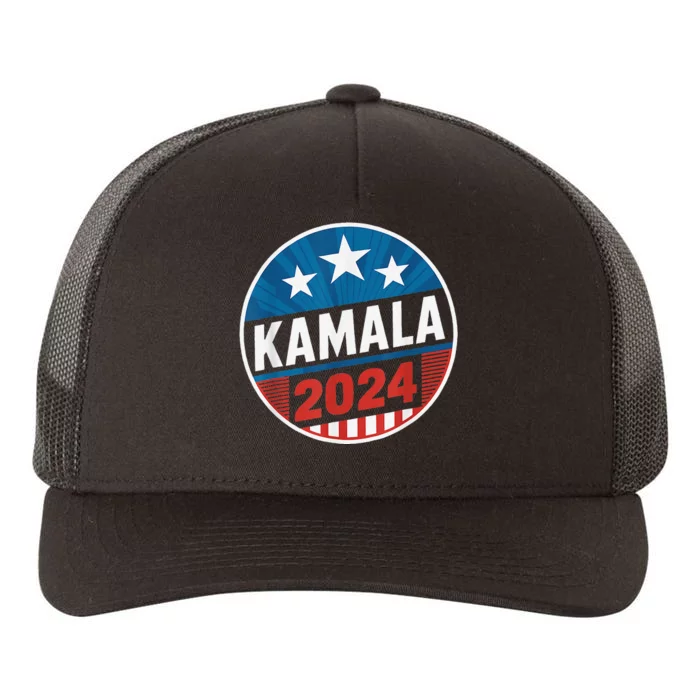 Kamala Harris 2024 For President Campaign Yupoong Adult 5-Panel Trucker Hat