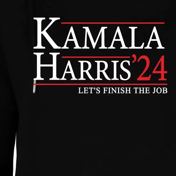 Kamala Harris 2024 Support Graphic Womens Funnel Neck Pullover Hood