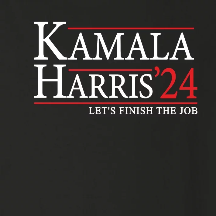 Kamala Harris 2024 Support Graphic Toddler Long Sleeve Shirt