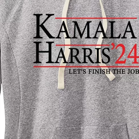 Kamala Harris 2024 Support Graphic Women's Fleece Hoodie