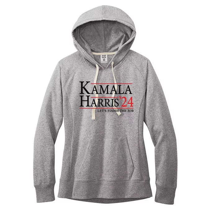 Kamala Harris 2024 Support Graphic Women's Fleece Hoodie