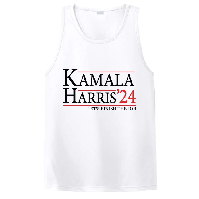 Kamala Harris 2024 Support Graphic Performance Tank