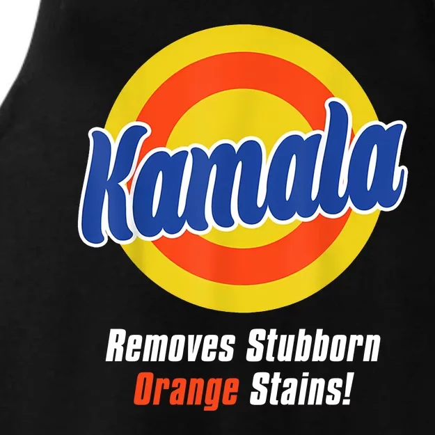 Kamala Harris 2024 Removes Stubborn Stains Funny Ladies Tri-Blend Wicking Tank