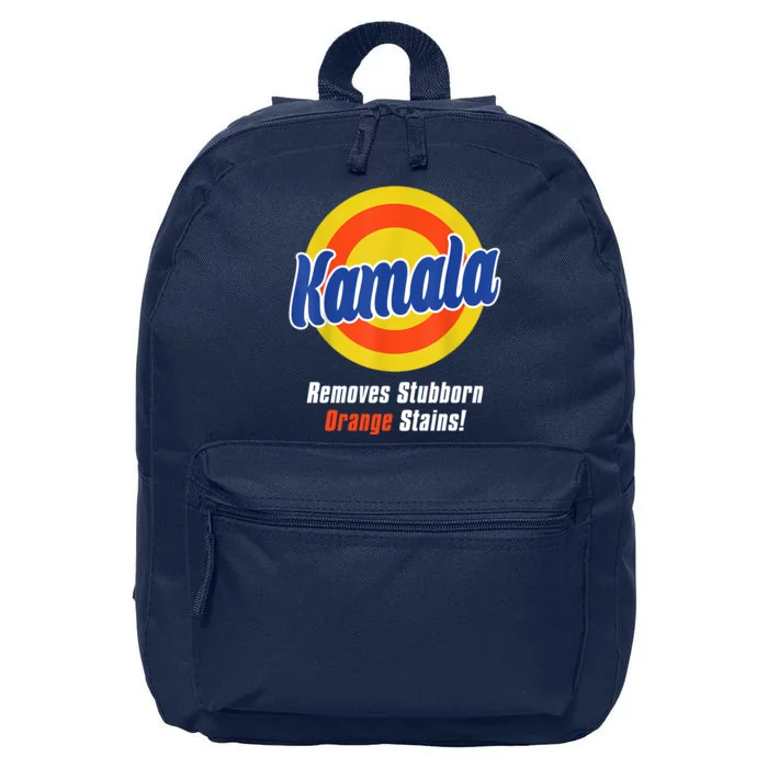 Kamala Harris 2024 Removes Stubborn Stains Funny 16 in Basic Backpack