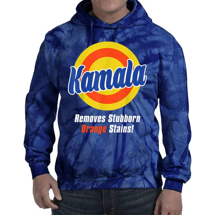 Kamala Harris 2024 Removes Stubborn Stains Funny Tie Dye Hoodie