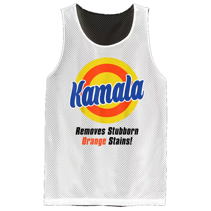 Kamala Harris 2024 Removes Stubborn Stains Funny Mesh Reversible Basketball Jersey Tank