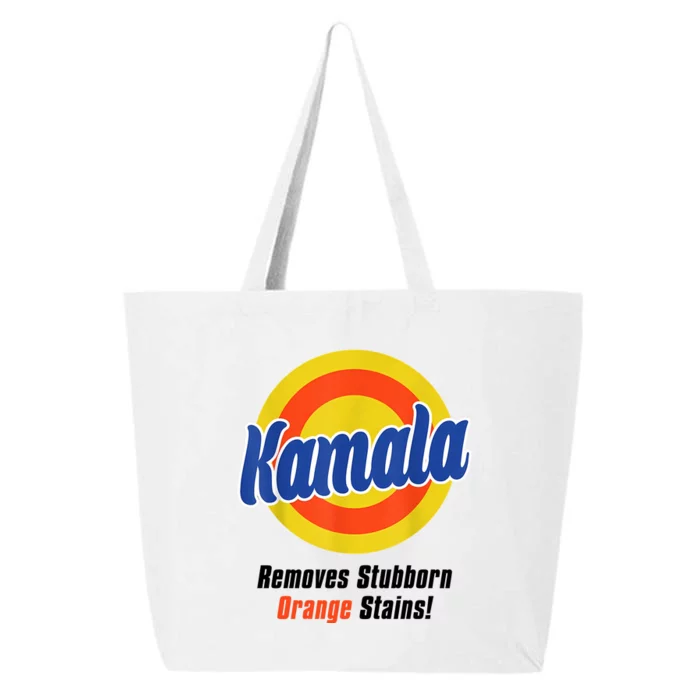 Kamala Harris 2024 Removes Stubborn Stains Funny 25L Jumbo Tote