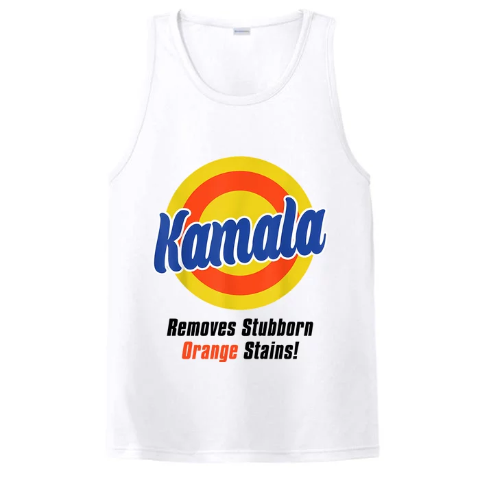 Kamala Harris 2024 Removes Stubborn Stains Funny Performance Tank