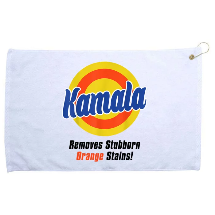 Kamala Harris 2024 Removes Stubborn Stains Funny Grommeted Golf Towel