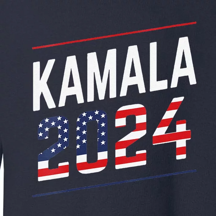 Kamala Harris 2024 President Campaign Toddler Sweatshirt