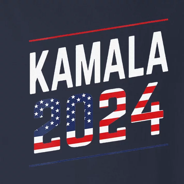 Kamala Harris 2024 President Campaign Toddler Long Sleeve Shirt